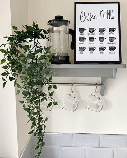 Coffee Menu Kitchen Simple Wall Home Decor Print-2