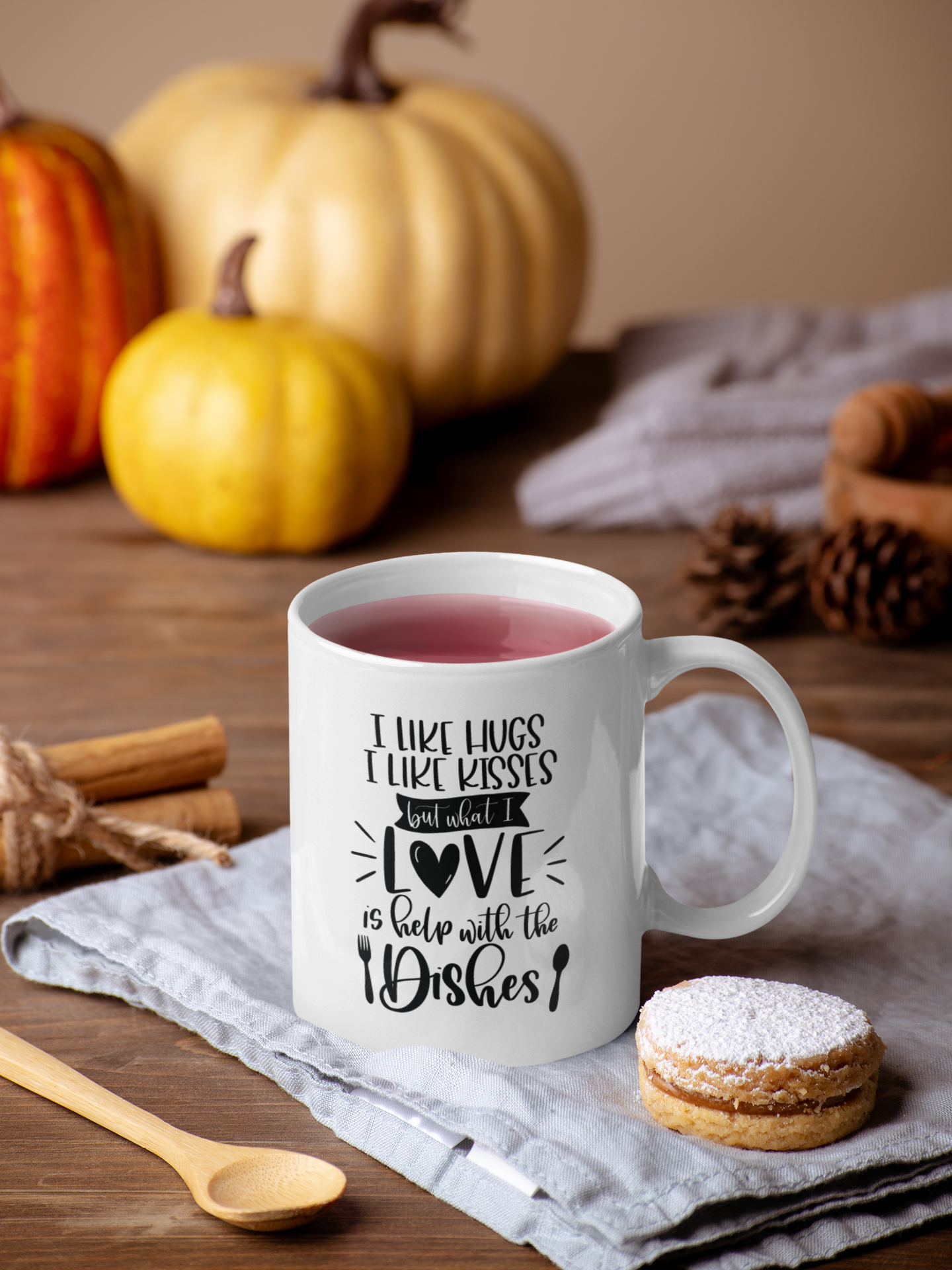 I Love Help With The Dishes Kitchen Mug-1