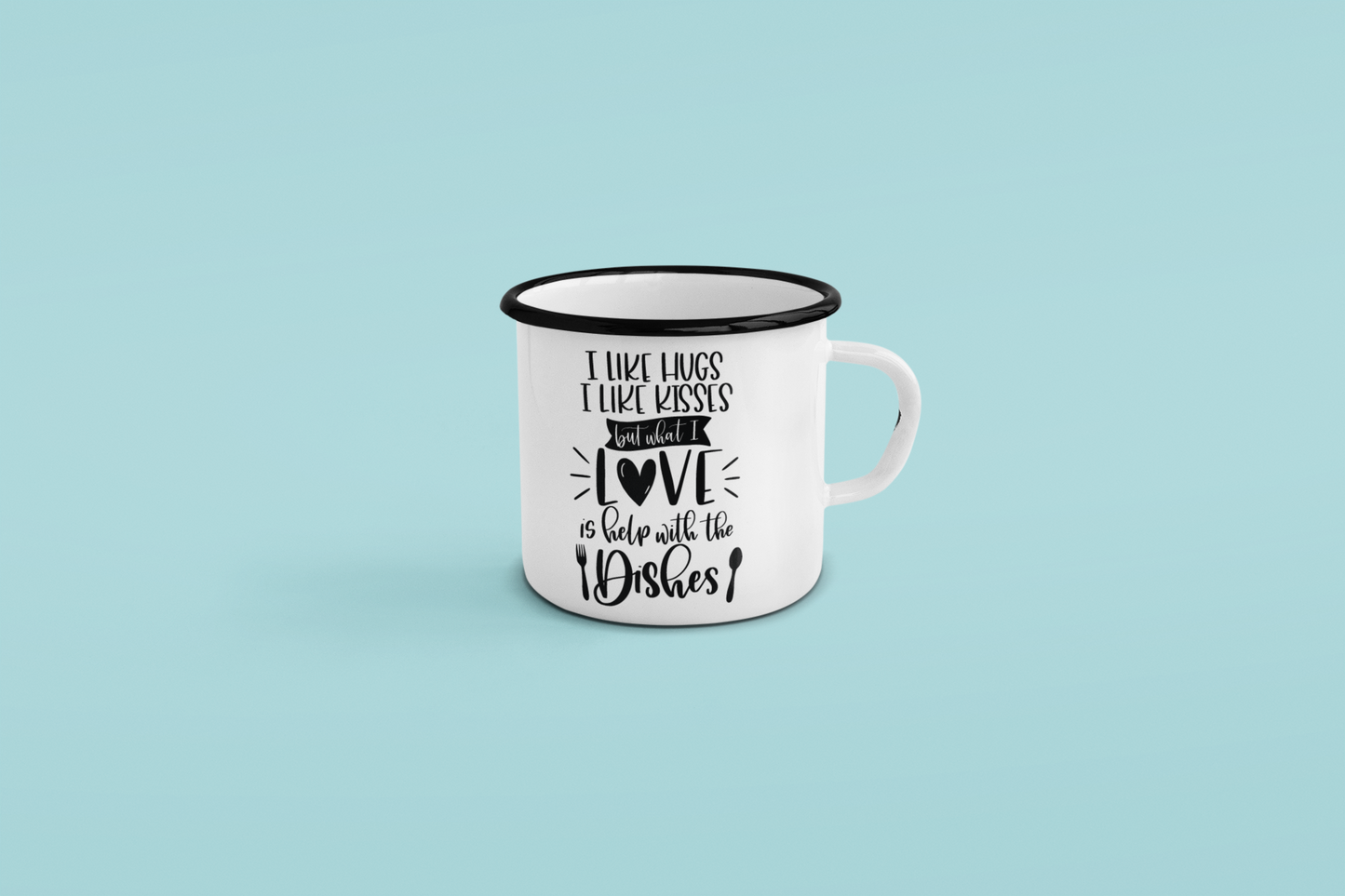 I Love Help With The Dishes Kitchen Mug-0